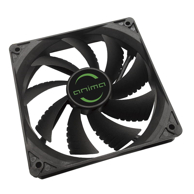 Ventilateur PC Tacens Anima AF12, 9 pales, 12 cm, Noir - Ítem1