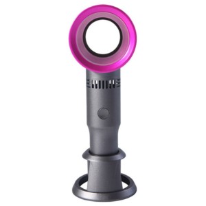 Rechargeable Portable Bladeless Fan Pink