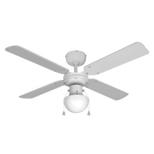 Ventilador de techo EDM Caribe 50W 102cm Blanco