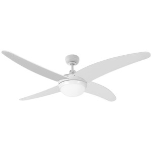 Ventoinha de teto EDM Caspio 60W 132cm Branco