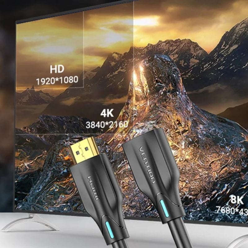 Vention AHBBF 1m macho - fêmea - cabo HDMI 2.1 - Item1
