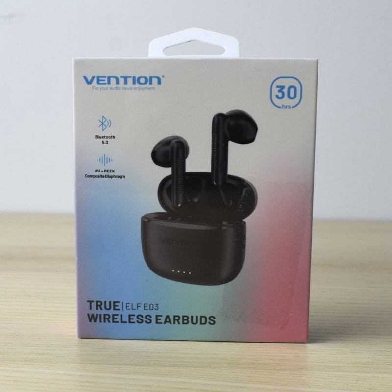 Écoteurs Bluetooth TWS Vention ELF E03 Noir - Ítem1