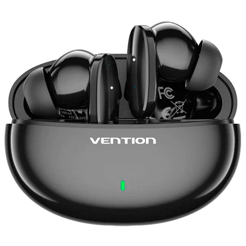 Auriculares Bluetooth TWS Vention NBFB0 Preto - Item