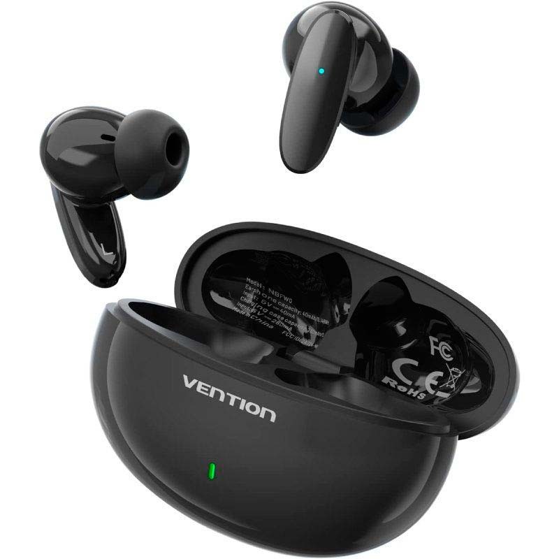 Auriculares Bluetooth TWS Vention NBFB0 Preto - Item1