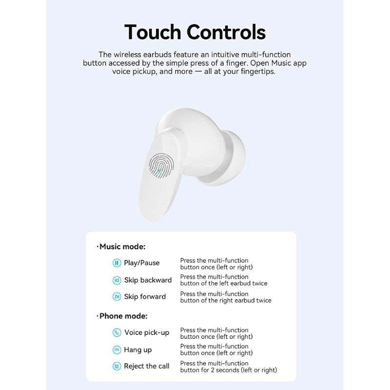 Auriculares Bluetooth TWS Vention NBFW0 Branco - Item2