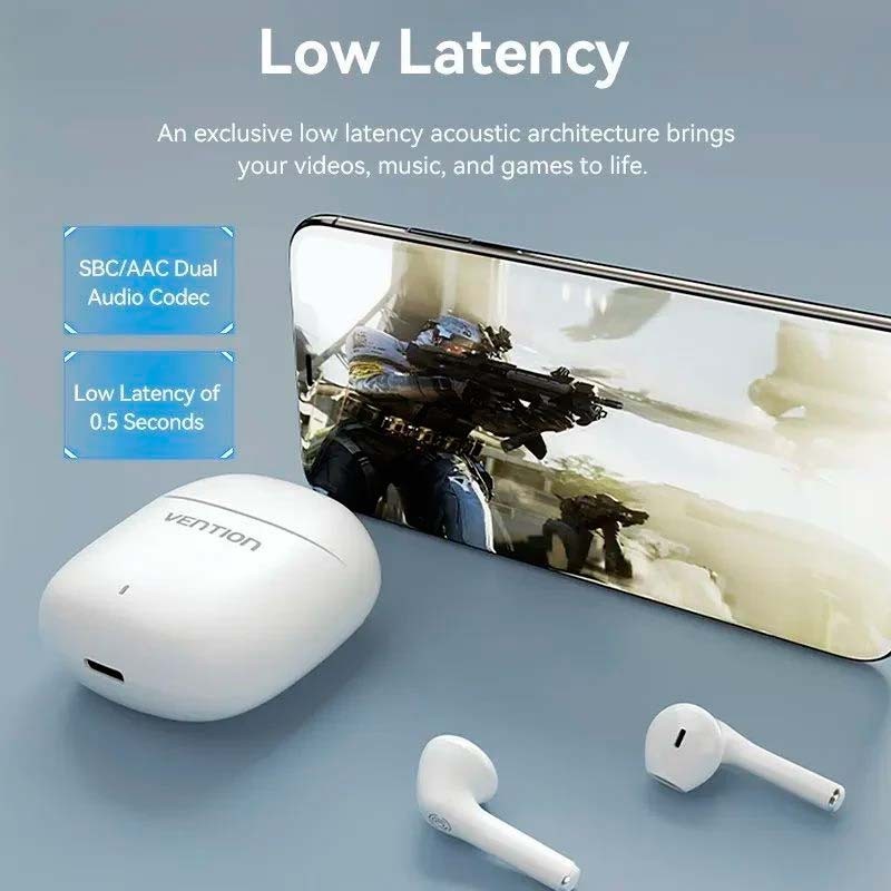 Auriculares Bluetooth TWS Vention NBGW0 Blanco - Ítem1