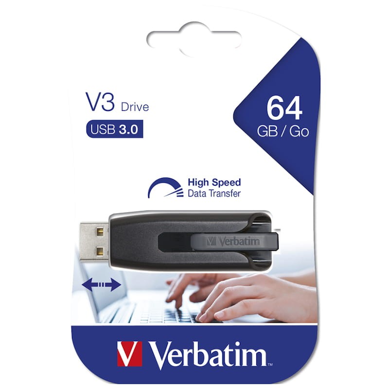 Verbatim V3 64Go USB 3.2 Noir - Ítem3