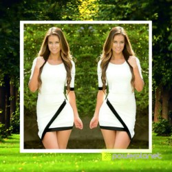 Vestido de túnica preta - Mulher - Item3