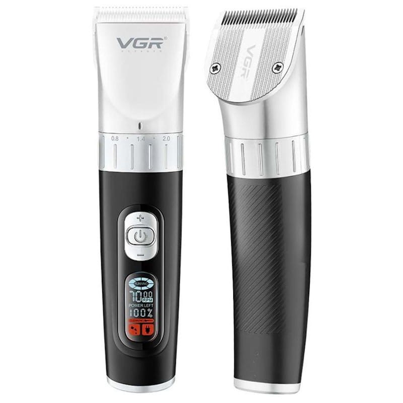 VGR V-069 - Aparador de Cabelo Preto/Prata - Item1