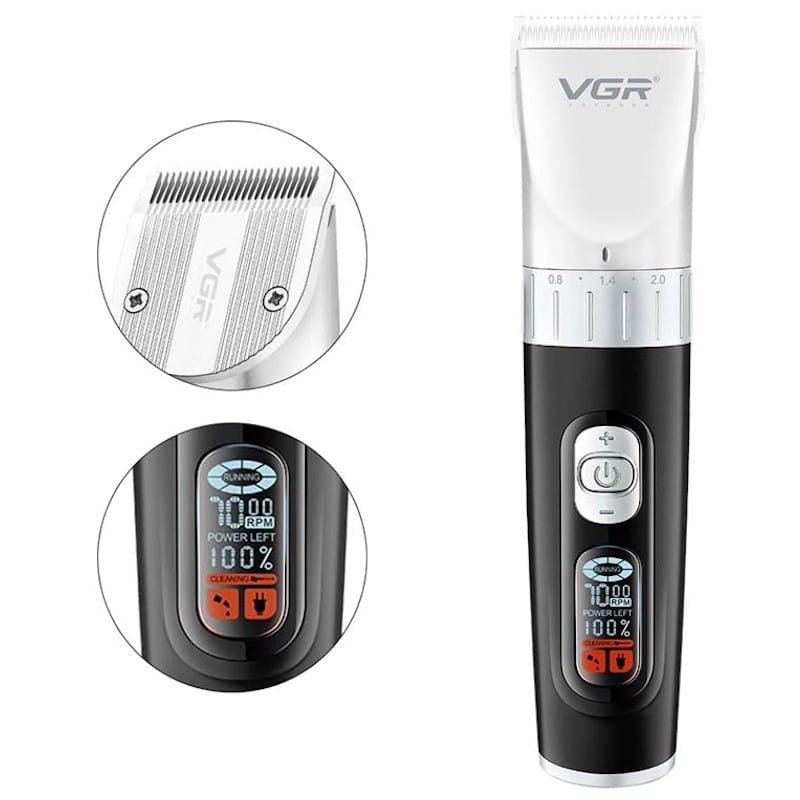 VGR V-069 - Aparador de Cabelo Preto/Prata - Item2