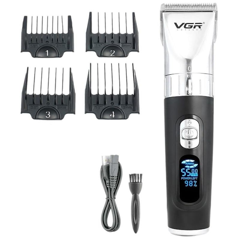 VGR V-069 - Aparador de Cabelo Preto/Prata - Item6