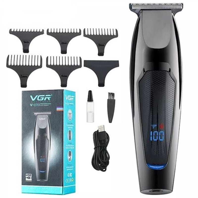 VGR V-070 - Máquina de cortar cabelo preto - Item4