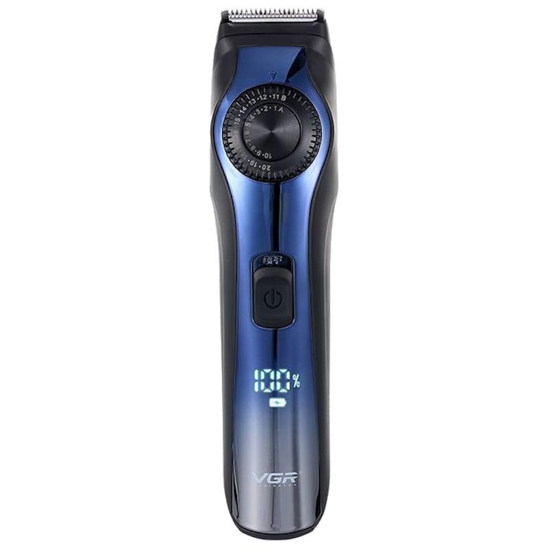 VGR V-080 - Máquina de cortar cabelo com kit de acessórios Azul - Item