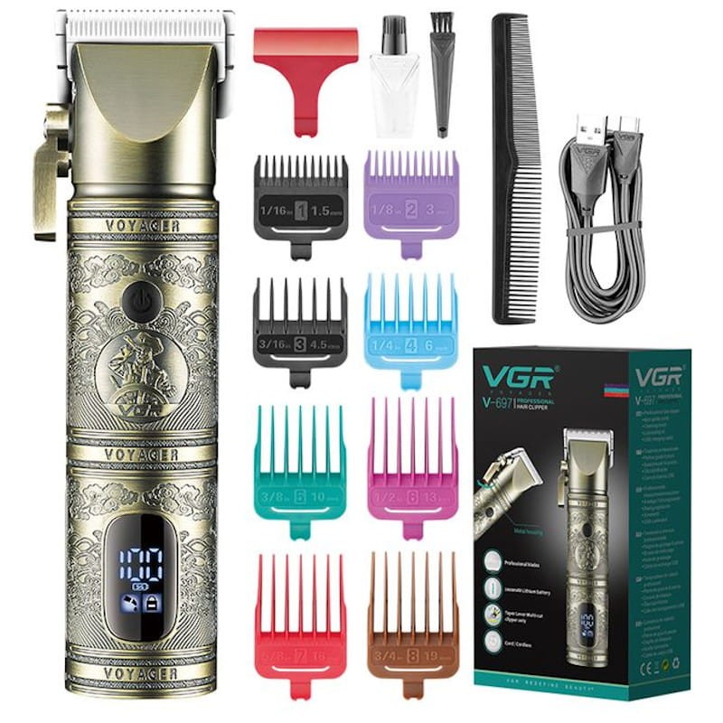 VGR V-697 - Aparador de Cabelo Dourado - Item5