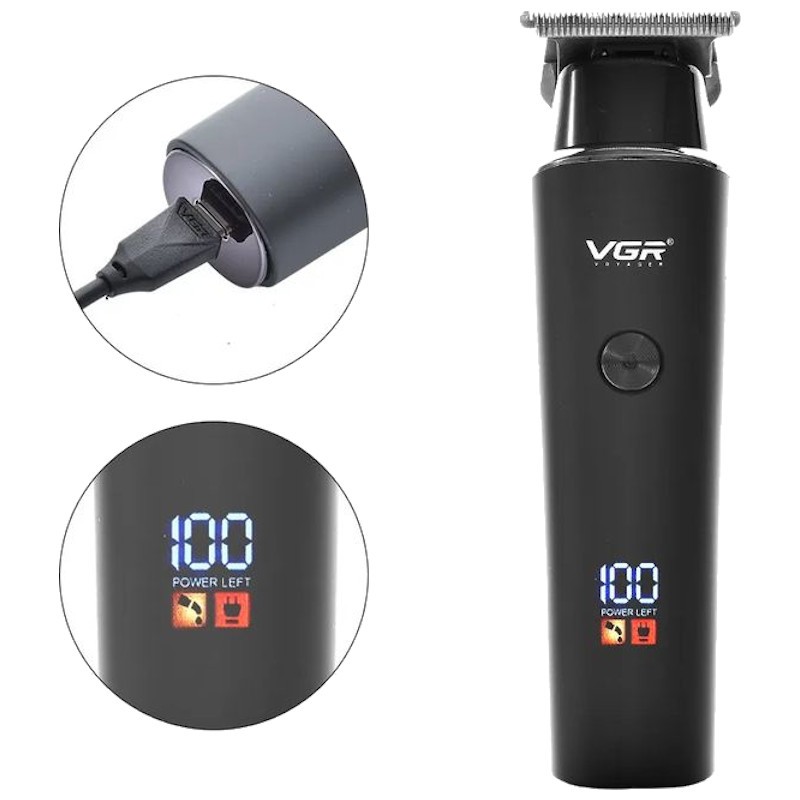 VGR V-937 - Máquina de cortar cabelo preto - Item3