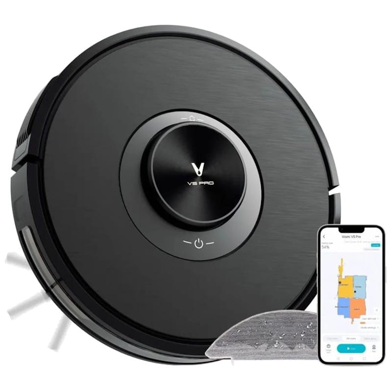 Viomi V5 Pro Aspirador Robot Negro - Ítem3
