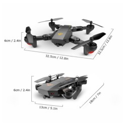 VISUO XS809HW VGA FPV - Drone Plegable - Ítem4