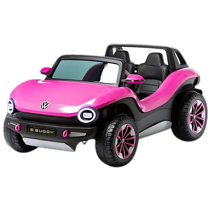 Volkswagen E-Buggy 12V 2 Plazas Rosa - Coche Eléctrico para niños - Ítem