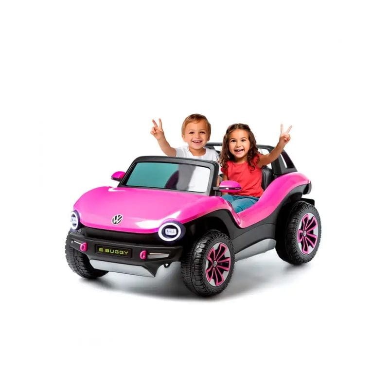 Volkswagen E-Buggy 12V 2 Plazas Rosa - Coche Eléctrico para niños - Ítem1