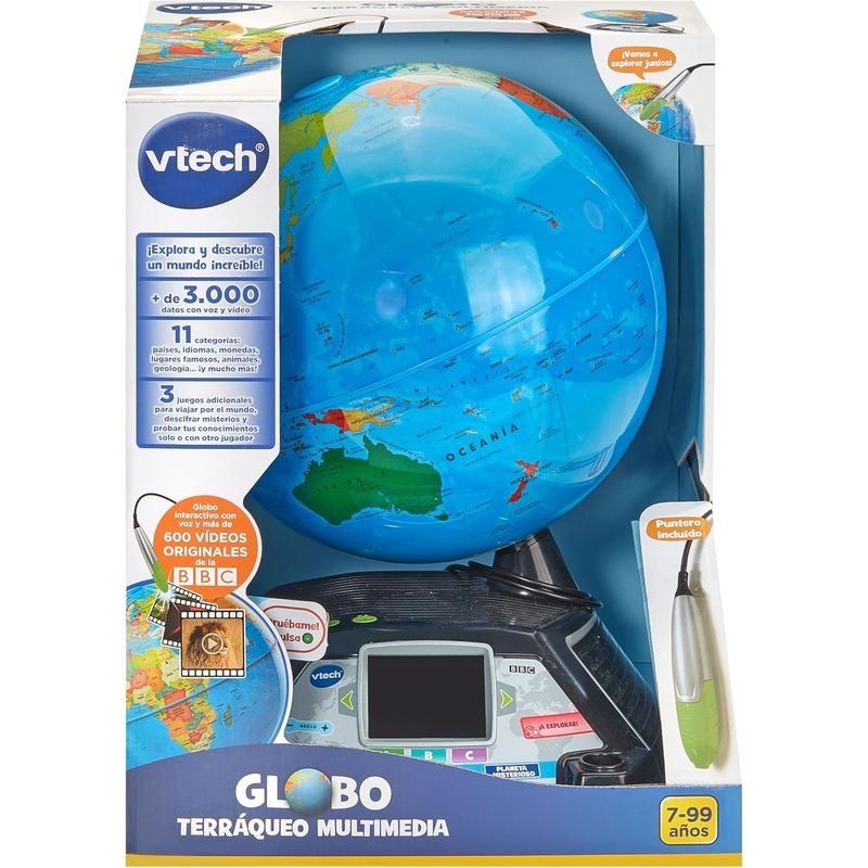 Vtech Globe interactif multimédia Bleu - Globe terrestre - Ítem2