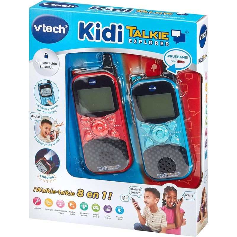 Vtech KidiTalkie Explorer Bleu/Rouge - Talkie Walkie - Ítem4