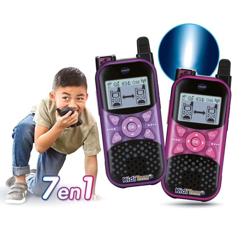 Vtech KidiTalkie Explorer Rosa/Violeta- Walkie talkie - Ítem3