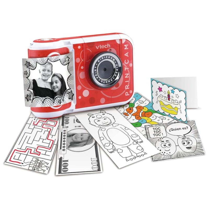 Vtech Kidizoom Print Cam Rouge - Appareil photo instantané pour enfants - Ítem
