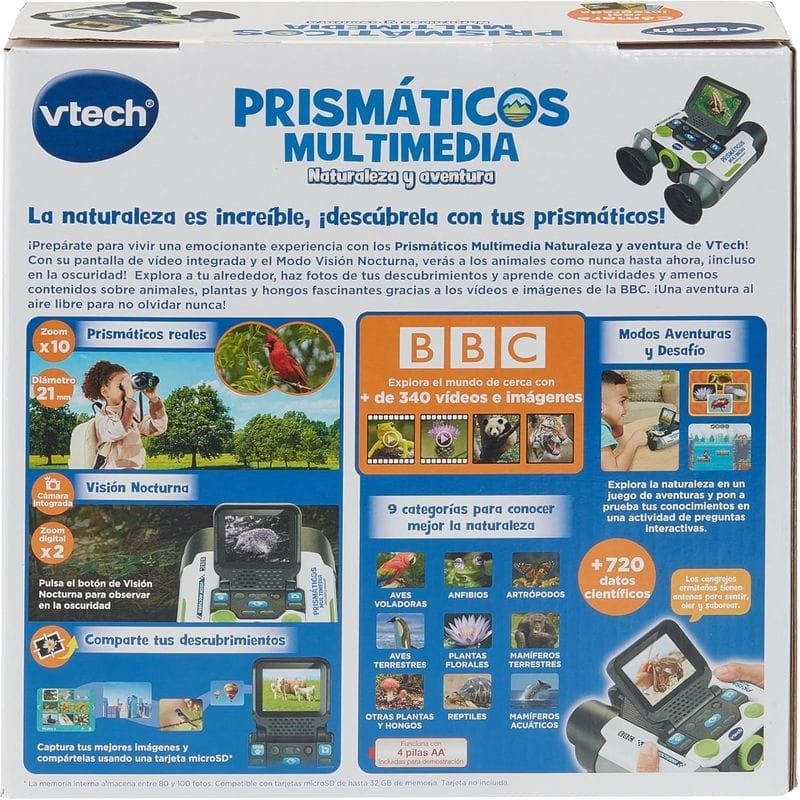 Vtech Nature Explorer Scope BBC Gris - Jumelles avec vision nocturne - Ítem5