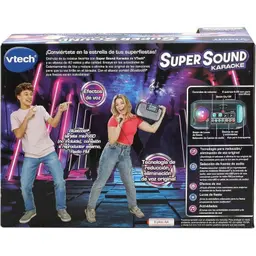 Dos de la boîte de Vtech Super Sound Karaoké Noir