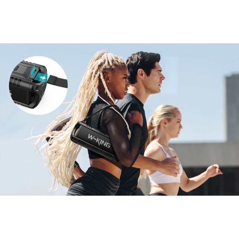 W-KING D8 MINI 30W Bluetooth 4.2 Negro - Altavoz inalámbrico - Ítem8