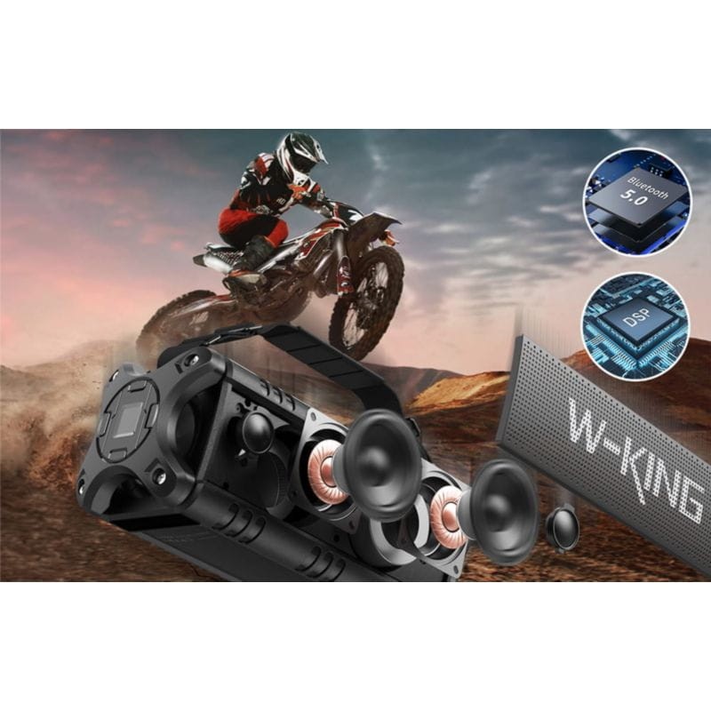 W-KING D8 50W Bluetooth 5.0 Preto - Coluna sem fios - Item13