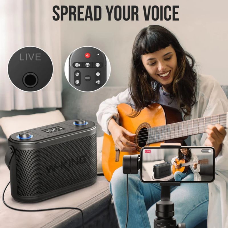W-KING H10 Bluetooth 5.0 120W Negro - Altavoz Inalámbrico - Ítem10