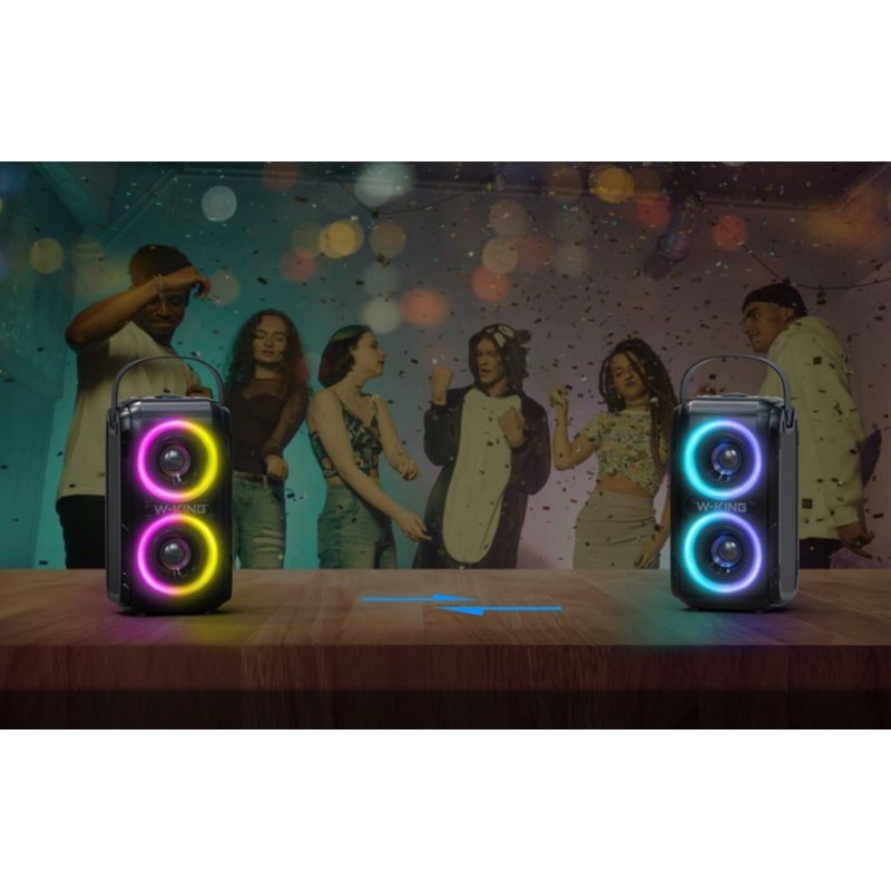 W-KING T9 60W Bluetooth 5.0 Negro - Altavoz inalámbrico - Ítem6