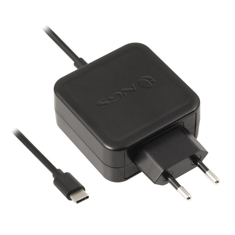 NGS W-45W TYPEC 45W USB F Preto - Carregador portátil - Item1