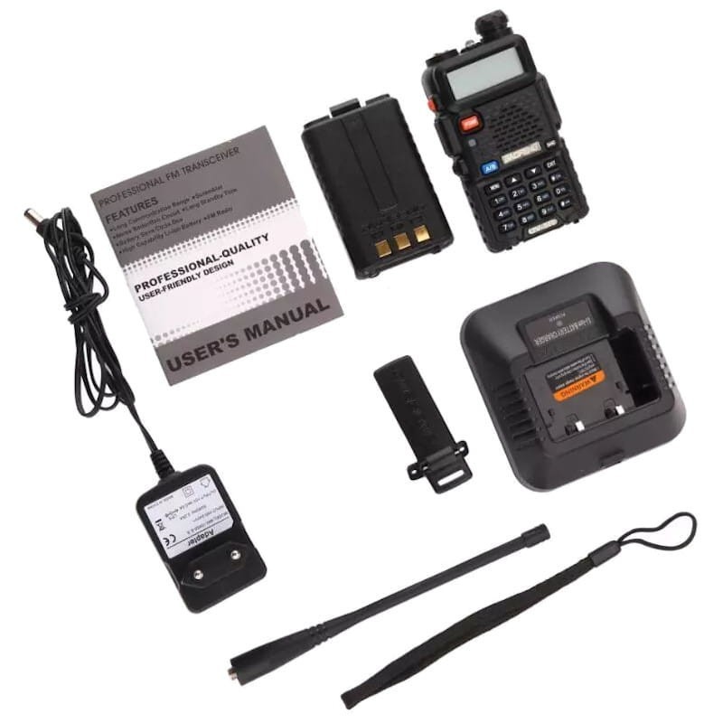 Talkie-Walkie Baofeng UV-5R 5W Écran LCD - Ítem2