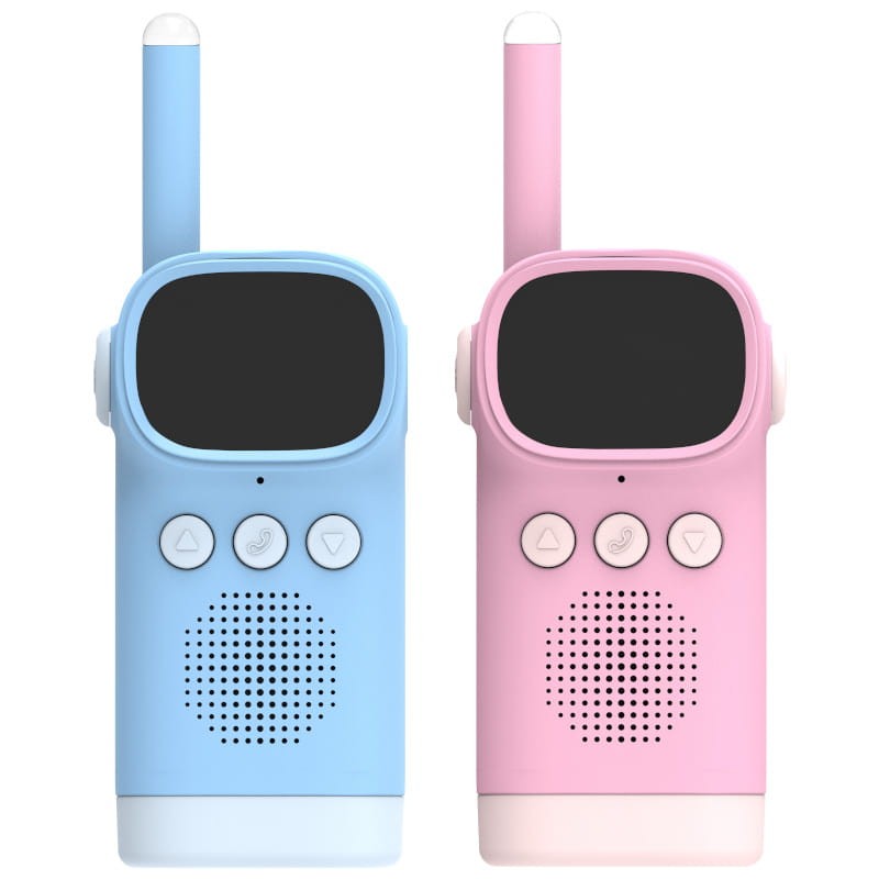 Walkie Talkie for Kids 3.7V Type-C 3Km Pink/Blue