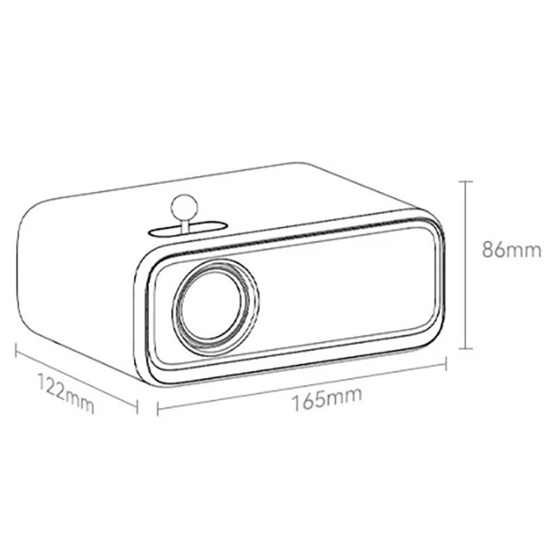 Comprá Proyector Xiaomi Wanbo Mini Pro 250 Lúmenes HD - Blanco