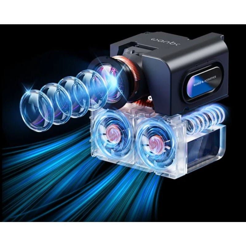 WANBO Mozart 1 Pro 900 lúmenes ANSI Azul - Proyector - Ítem7