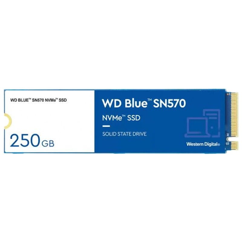 WD Blue SN570 M.2 250GB PCIe 3.0 NVMe Disco duro SSD
