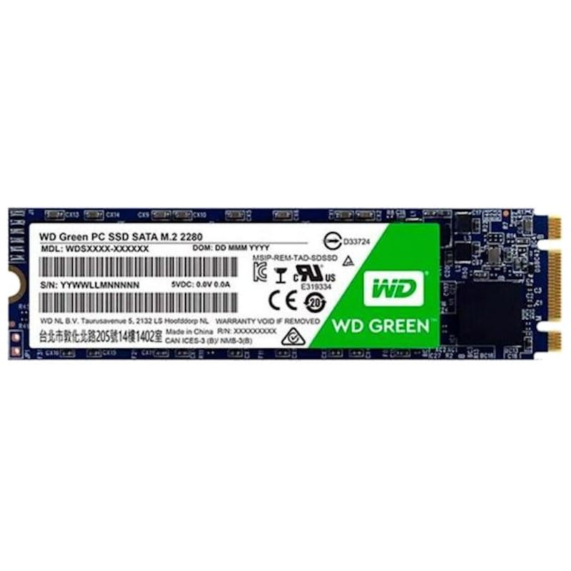 WD Green M.2 480 GB SATA III SLC Disco duro SSD WD Green M.2 480 GB SATA III SLC Disco duro SSD
