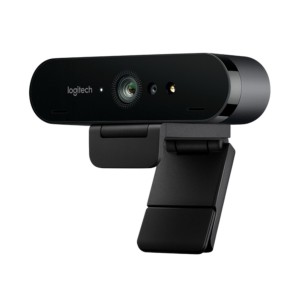Webcam Logitech Brio 4k UltraHD - Haga streaming de vídeo nitidísimo con resolución, frecuencia de cuadro, color y detalles extraordinarios.