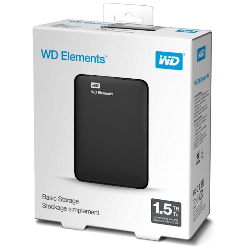 Western Digital WD Elements Disque dur externe portable 1,5 To Noir - Ítem7