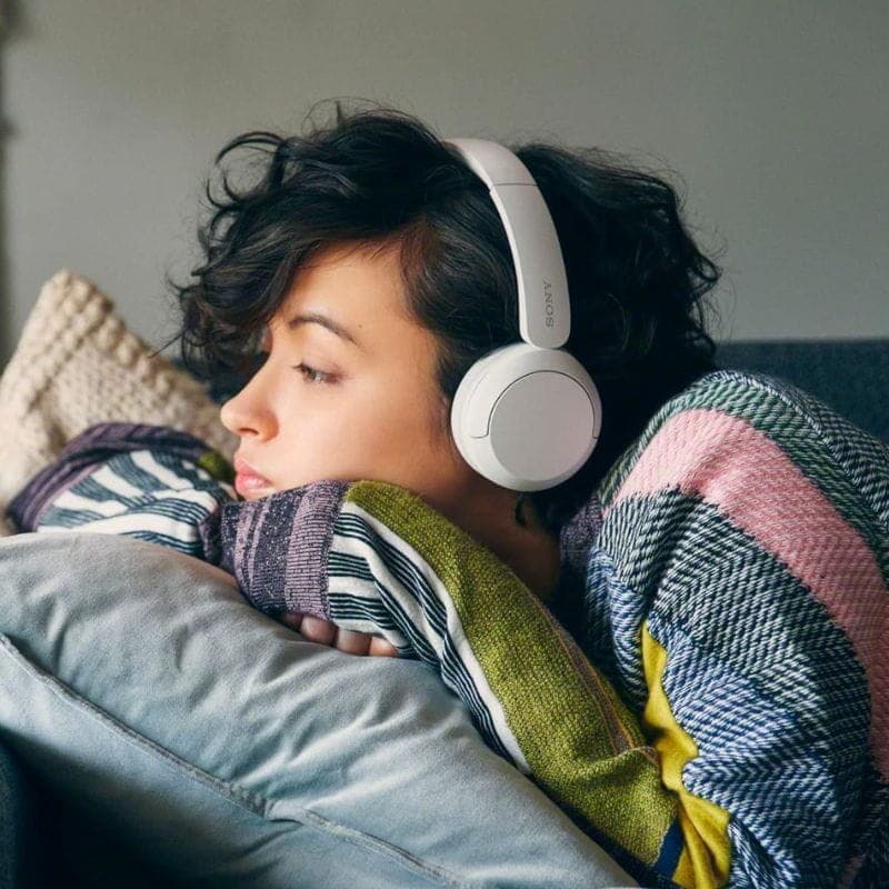 Sony WH-CH520 Branco - Auscultadores Bluetooth Imagem realista