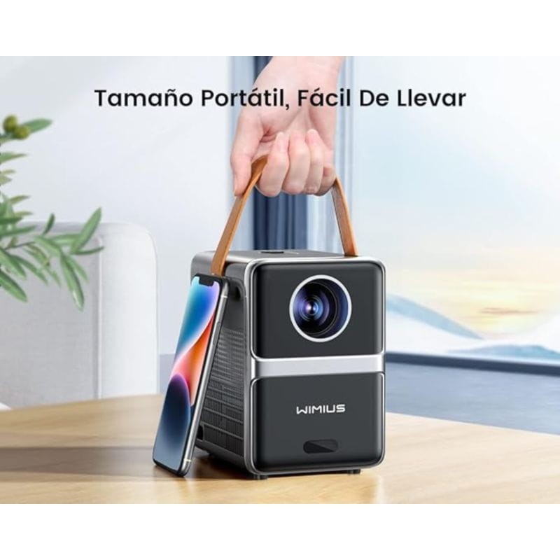 Wimius P61 Dual WiFi Noir - Mini Projecteur - Ítem5