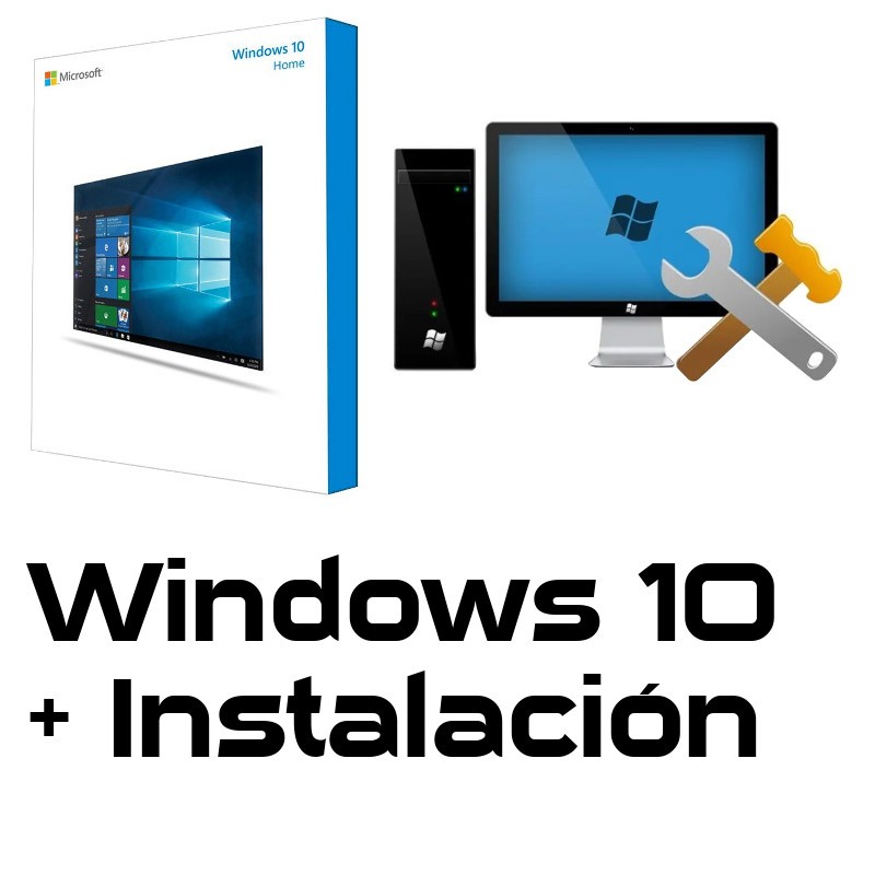 Windows 10 Home + Instalación - Ítem