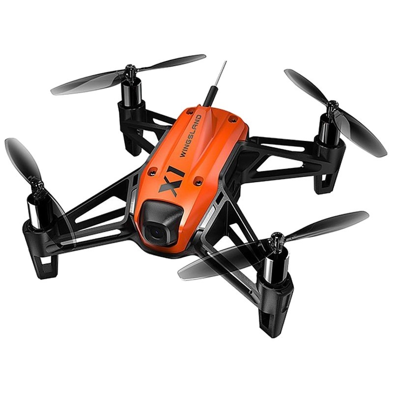 Wingsland X1 WiFi FPV Preto / Laranja - Mini Drone FPV