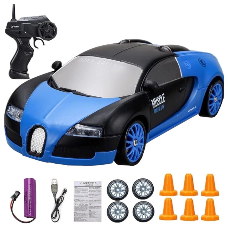 WLtoys SC24A04-1 1/24 4WD Drift Azul - Carro RC elétrico - Item2