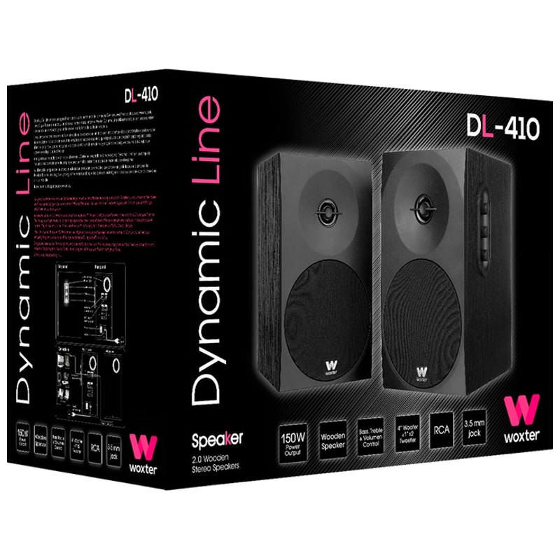 Speakers System 2.0 Woxter Dynamic Line DL-410 Black - Ítem13
