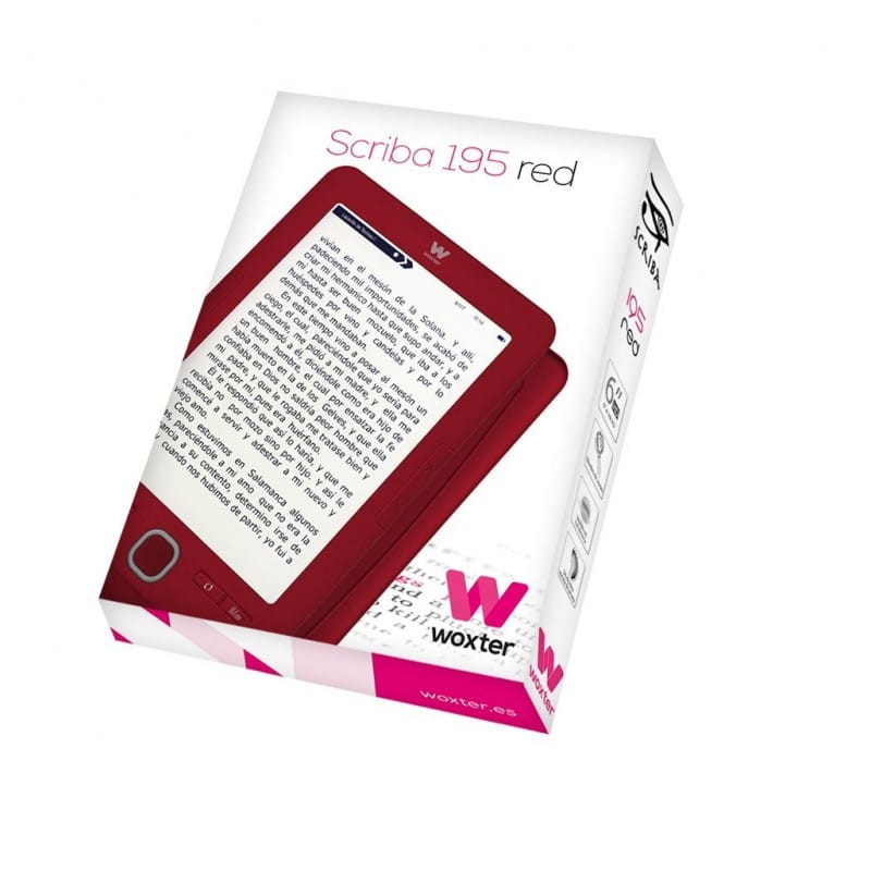 Woxter Scriba 195 6 eReader 4GB Vermelho - Item1