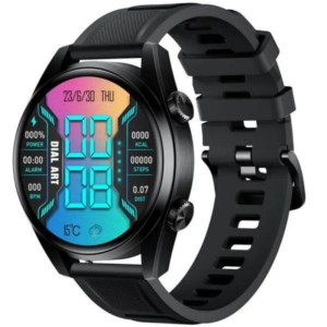 LEMFO WS11 Preto con pulseira de silicone preta - Smartwatch